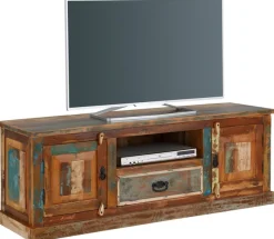 SIT Lowboard »RIVERBOAT TV-Lowboard Altholz mit 2 Türen, Schublade & Kabelloch« Integrierte Kabeldurchführung für ein aufgeräumtes TV-Setup