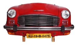 SIT Möbelblende 2 Stk. tlg. Recycelte Auto-Front, innen mit einem Edelstahl-Gasgrill