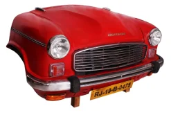 SIT Möbelblende 2 Stk. tlg. Recycelte Auto-Front, innen mit einem Edelstahl-Gasgrill
