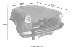 SIT Möbelblende 2 Stk. tlg. Recycelte Auto-Front, innen mit einem Edelstahl-Gasgrill