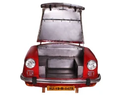 SIT Möbelblende 2 Stk. tlg. Recycelte Auto-Front, innen mit einem Edelstahl-Gasgrill