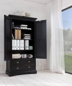 SIT Mehrzweckschrank »Aktenschrank SAMBA – Massiver FSC®-Holz-Stauraumschrank im Lodge-Stil« Massiver FSC®-Mehrzweckschrank mit Stauraum, Türen & Schubladen