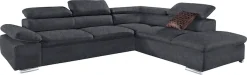 sit&more Ecksofa »Alcudia L-Form, B: 272 cm, Arm- und Kopfteilverstellung, Eckcouch« optional Schlaffunktion, Komfortsitz