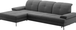sit&more Ecksofa »Amica, L-Form, inkl. Sitztiefenverstellung & Armteilverstellung« wahlweise mit Schlaffunktion, Bettkasten und Kopfteilverstellung