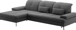 sit&more Ecksofa »Amica, L-Form, inkl. Sitztiefenverstellung & Armteilverstellung« wahlweise mit Schlaffunktion, Bettkasten und Kopfteilverstellung