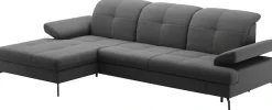 sit&more Ecksofa »Amica, L-Form, inkl. Sitztiefenverstellung & Armteilverstellung« wahlweise mit Schlaffunktion, Bettkasten und Kopfteilverstellung