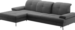 sit&more Ecksofa »Amica, L-Form, inkl. Sitztiefenverstellung & Armteilverstellung« wahlweise mit Schlaffunktion, Bettkasten und Kopfteilverstellung
