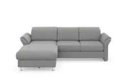 sit&more Ecksofa »Apulia L-Form« wahlweise Schlaffunktion, Bettkasten und Kopf- und Armteilverstellung