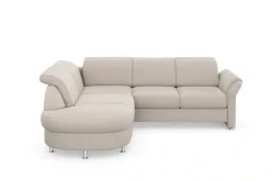 sit&more Ecksofa »Apulia L-Form« wahlweise Schlaffunktion, Bettkasten und Kopf- und Armteilverstellung