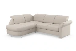 sit&more Ecksofa »Apulia L-Form« wahlweise Schlaffunktion, Bettkasten und Kopf- und Armteilverstellung