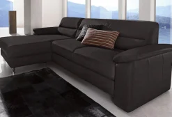 sit&more Ecksofa »Ascara L-Form, B: 251 cm, Boxspring & Federkern« Schlaffunktion optional, frei stellbar, Komfortsitz