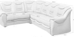 sit&more Ecksofa »Bansin L-Form« wahlweise mit Schlaffunktion