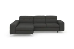 sit&more Ecksofa »Baviene L-Form« inklusive Sitztiefenverstellung & Federkern, optional Schlaffunktion