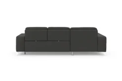 sit&more Ecksofa »Baviene L-Form« inklusive Sitztiefenverstellung & Federkern, optional Schlaffunktion