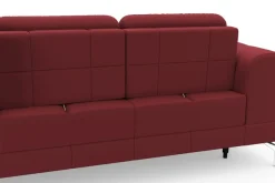 sit&more Ecksofa »Bendigo L-Form« inklusive Sitztiefenverstellung, Bodenfreiheit 15 cm, 2 Fußfarben