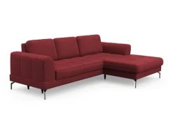sit&more Ecksofa »Bendigo L-Form« inklusive Sitztiefenverstellung, Bodenfreiheit 15 cm, 2 Fußfarben