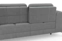 sit&more Ecksofa »Bendigo L-Form« inklusive Sitztiefenverstellung, Bodenfreiheit 12 cm, in 2 Fußfarben