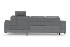 sit&more Ecksofa »Bendigo L-Form« inklusive Sitztiefenverstellung, Bodenfreiheit 12 cm, in 2 Fußfarben