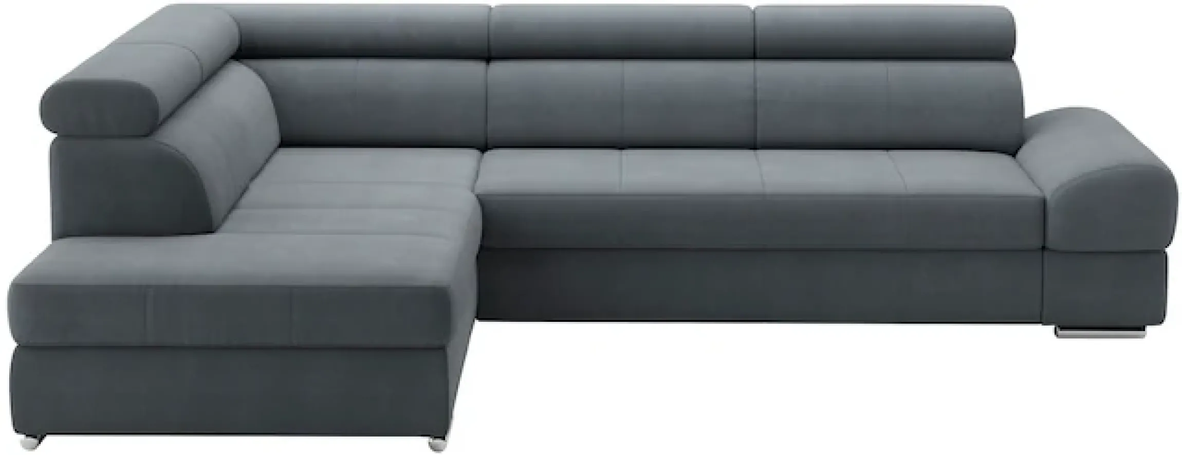 sit&more Ecksofa »Broadway L-Form« mit verstellbaren Kopfteilen, wahlweise mit Schlaffunktion
