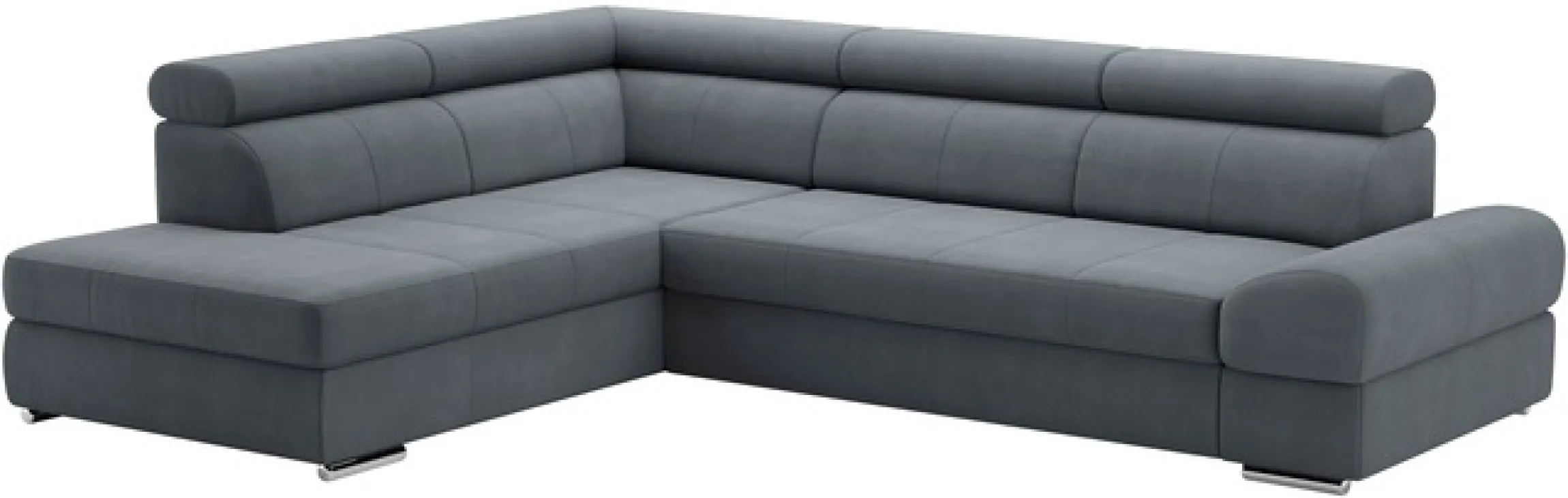 sit&more Ecksofa »Broadway L-Form« mit verstellbaren Kopfteilen, wahlweise mit Schlaffunktion