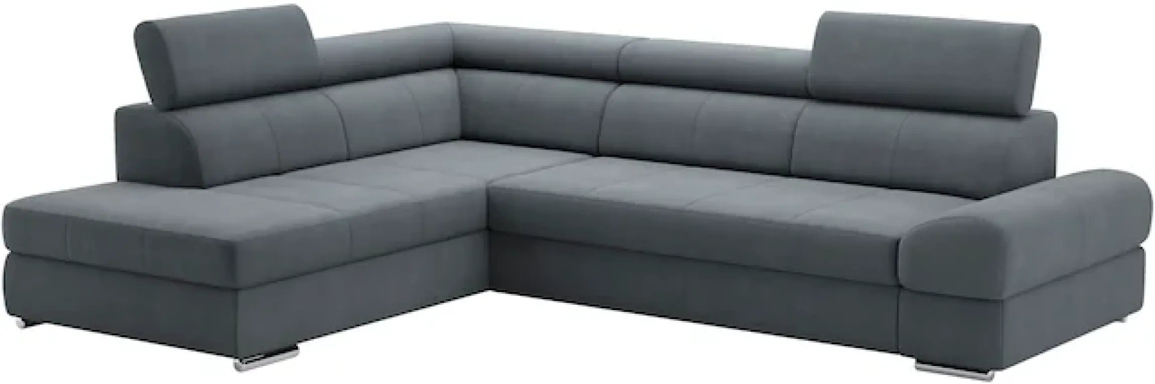 sit&more Ecksofa »Broadway L-Form« mit verstellbaren Kopfteilen, wahlweise mit Schlaffunktion
