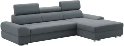 sit&more Ecksofa »Broadway L-Form« inklusive Kopfteilverstellung, wahlweise mit Schlaffunktion