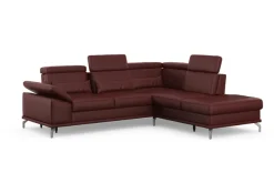 sit&more Ecksofa »Cabrio L-Form, B: 274 cm, mit Sitztiefen-, Arm- & Kopfteilverstellung« 3 Nierenkissen, Federkern, optional Schlaffunktion und Stauraum