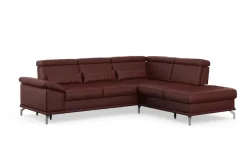 sit&more Ecksofa »Cabrio L-Form, B: 274 cm, mit Sitztiefen-, Arm- & Kopfteilverstellung« 3 Nierenkissen, Federkern, optional Schlaffunktion und Stauraum