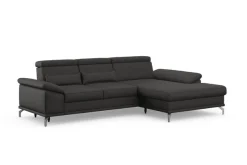 sit&more Ecksofa »Cabrio L-Form, B: 295 cm, mit Sitztiefen-, Arm- & Kopfteilverstellung« 2 Nierenkissen, Federkern, optional Schlaffunktion und Stauraum