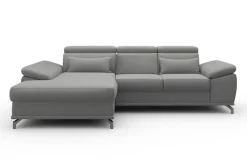 sit&more Ecksofa »Cabrio L-Form, B: 295 cm, mit Sitztiefen-, Arm- & Kopfteilverstellung« 2 Nierenkissen, Federkern, optional Schlaffunktion und Stauraum