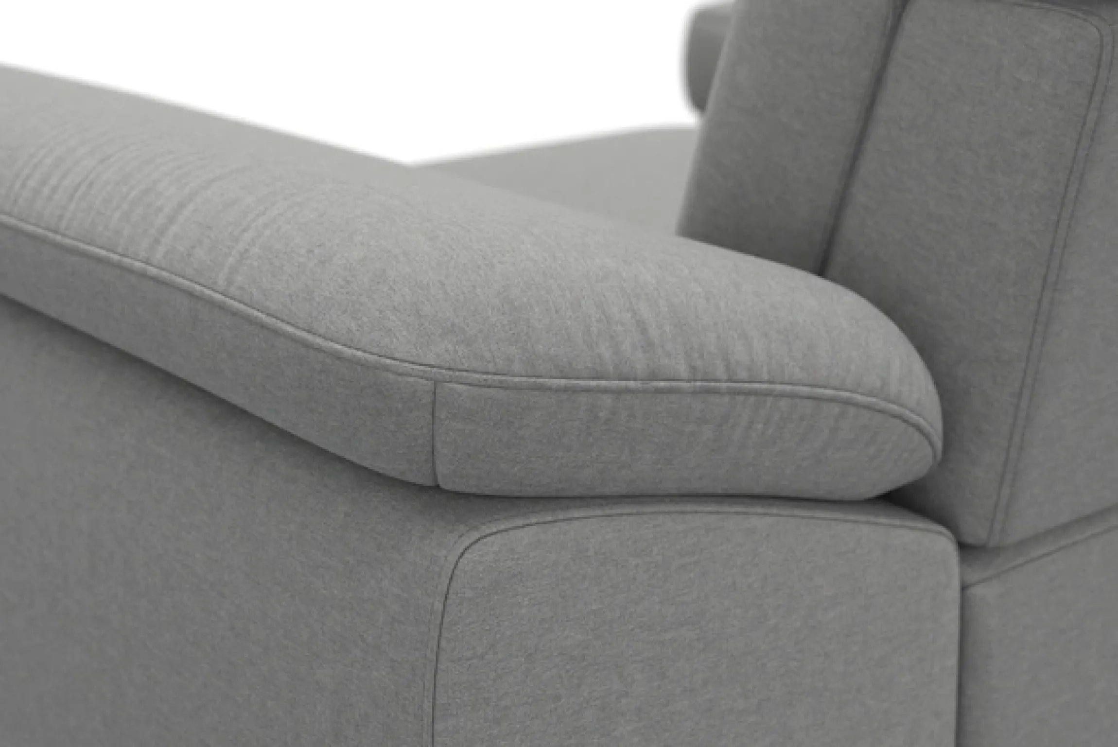 sit&more Ecksofa »Cabrio L-Form, B: 295 cm, mit Sitztiefen-, Arm- & Kopfteilverstellung« 2 Nierenkissen, Federkern, optional Schlaffunktion und Stauraum