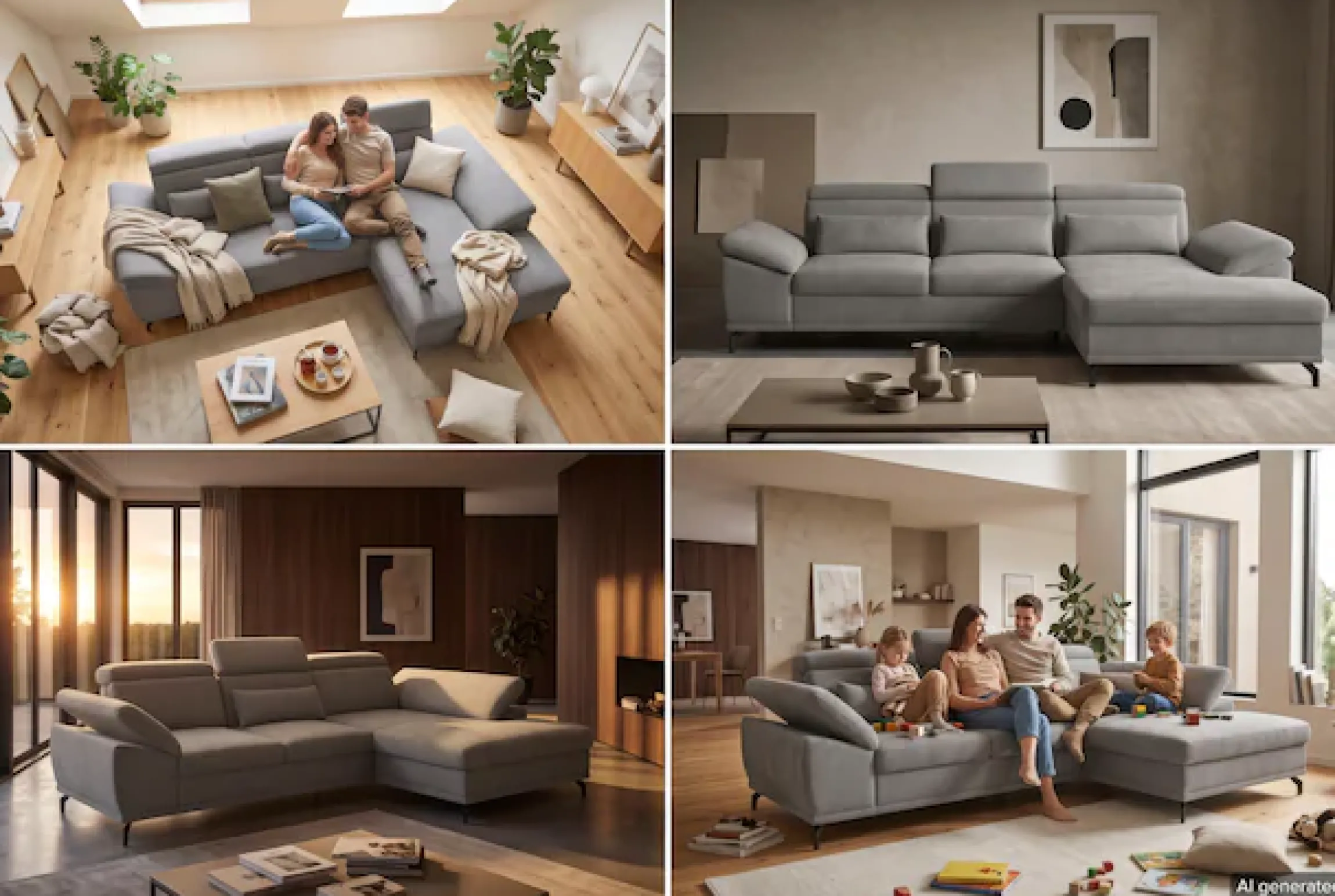 sit&more Ecksofa »Cabrio L-Form, B: 295 cm, mit Sitztiefen-, Arm- & Kopfteilverstellung« 2 Nierenkissen, Federkern, optional Schlaffunktion und Stauraum