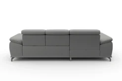 sit&more Ecksofa »Cabrio L-Form, B: 295 cm, mit Sitztiefen-, Arm- & Kopfteilverstellung« 2 Nierenkissen, Federkern, optional Schlaffunktion und Stauraum