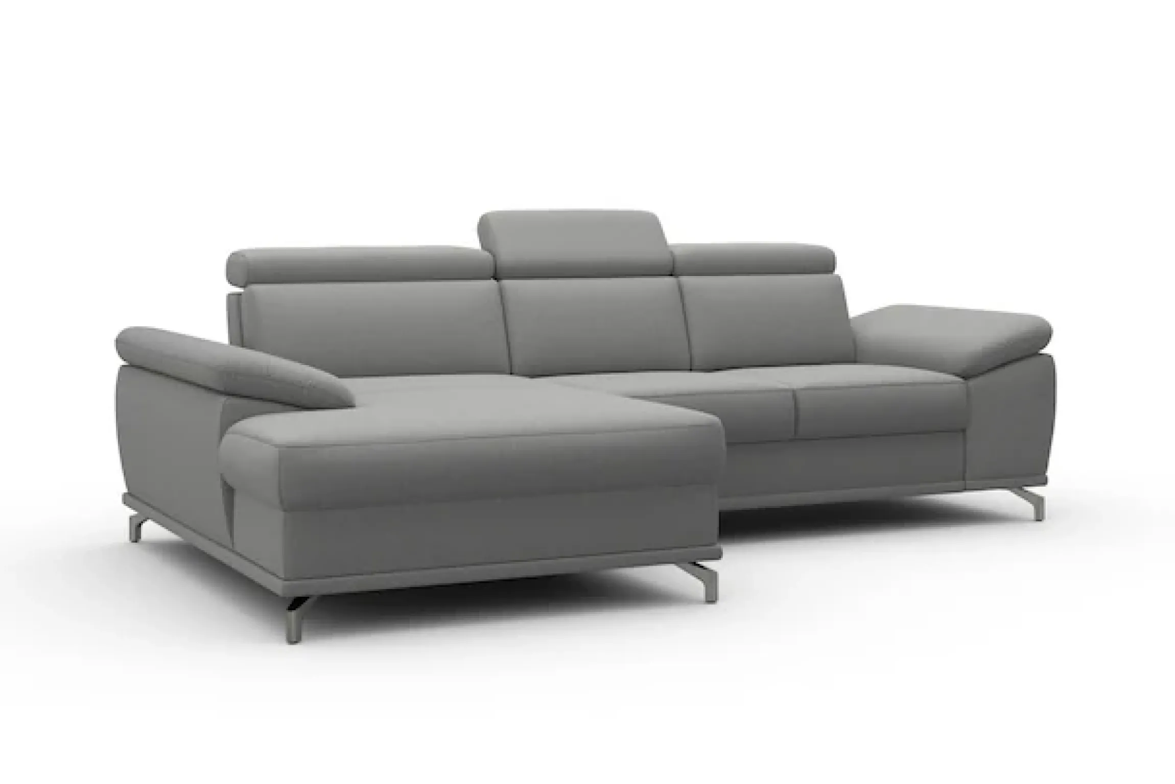 sit&more Ecksofa »Cabrio L-Form, B: 295 cm, mit Sitztiefen-, Arm- & Kopfteilverstellung« 2 Nierenkissen, Federkern, optional Schlaffunktion und Stauraum