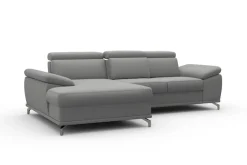 sit&more Ecksofa »Cabrio L-Form, B: 295 cm, mit Sitztiefen-, Arm- & Kopfteilverstellung« 2 Nierenkissen, Federkern, optional Schlaffunktion und Stauraum