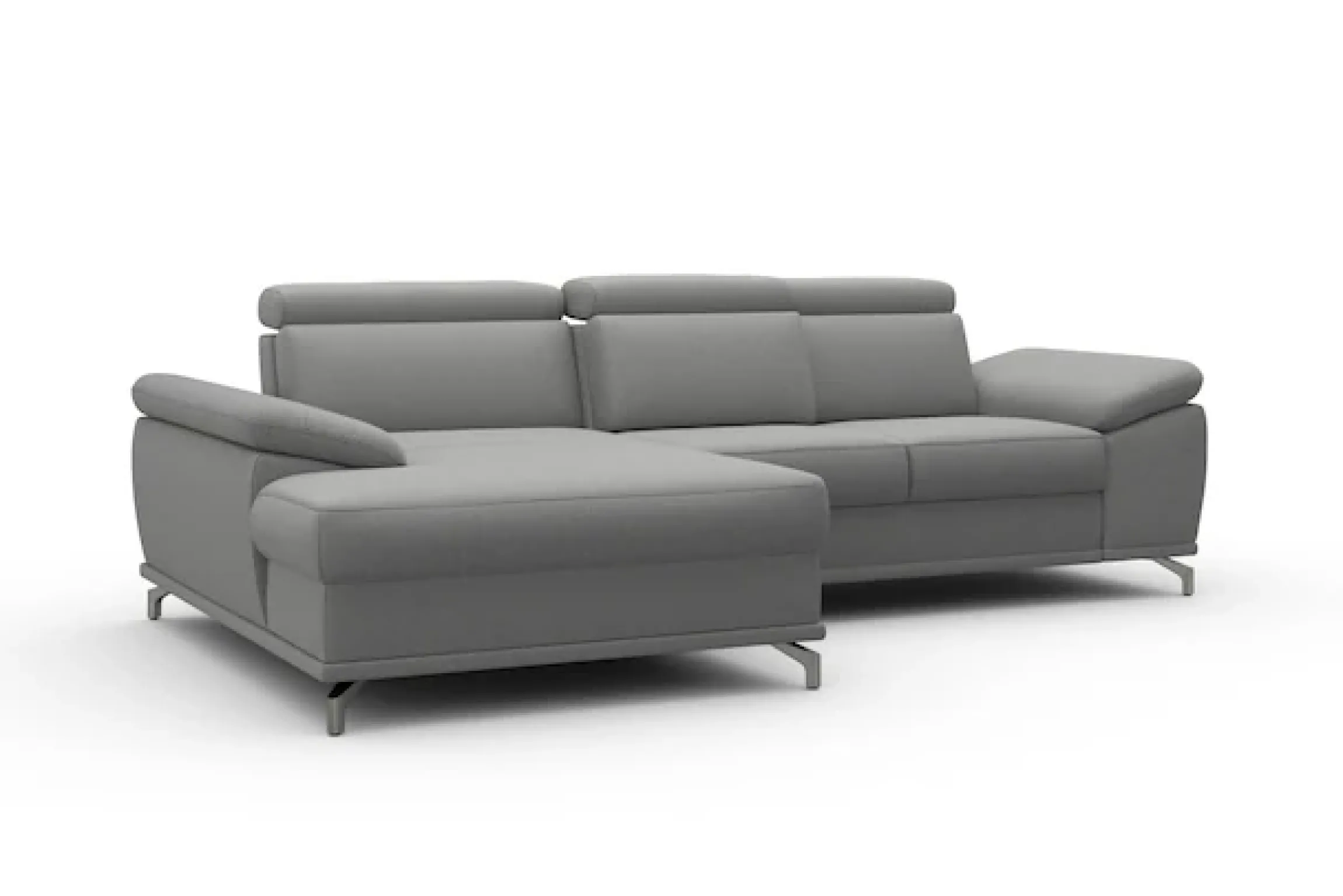 sit&more Ecksofa »Cabrio L-Form, B: 295 cm, mit Sitztiefen-, Arm- & Kopfteilverstellung« 2 Nierenkissen, Federkern, optional Schlaffunktion und Stauraum