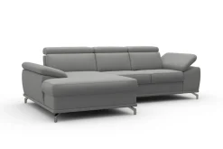 sit&more Ecksofa »Cabrio L-Form, B: 295 cm, mit Sitztiefen-, Arm- & Kopfteilverstellung« 2 Nierenkissen, Federkern, optional Schlaffunktion und Stauraum