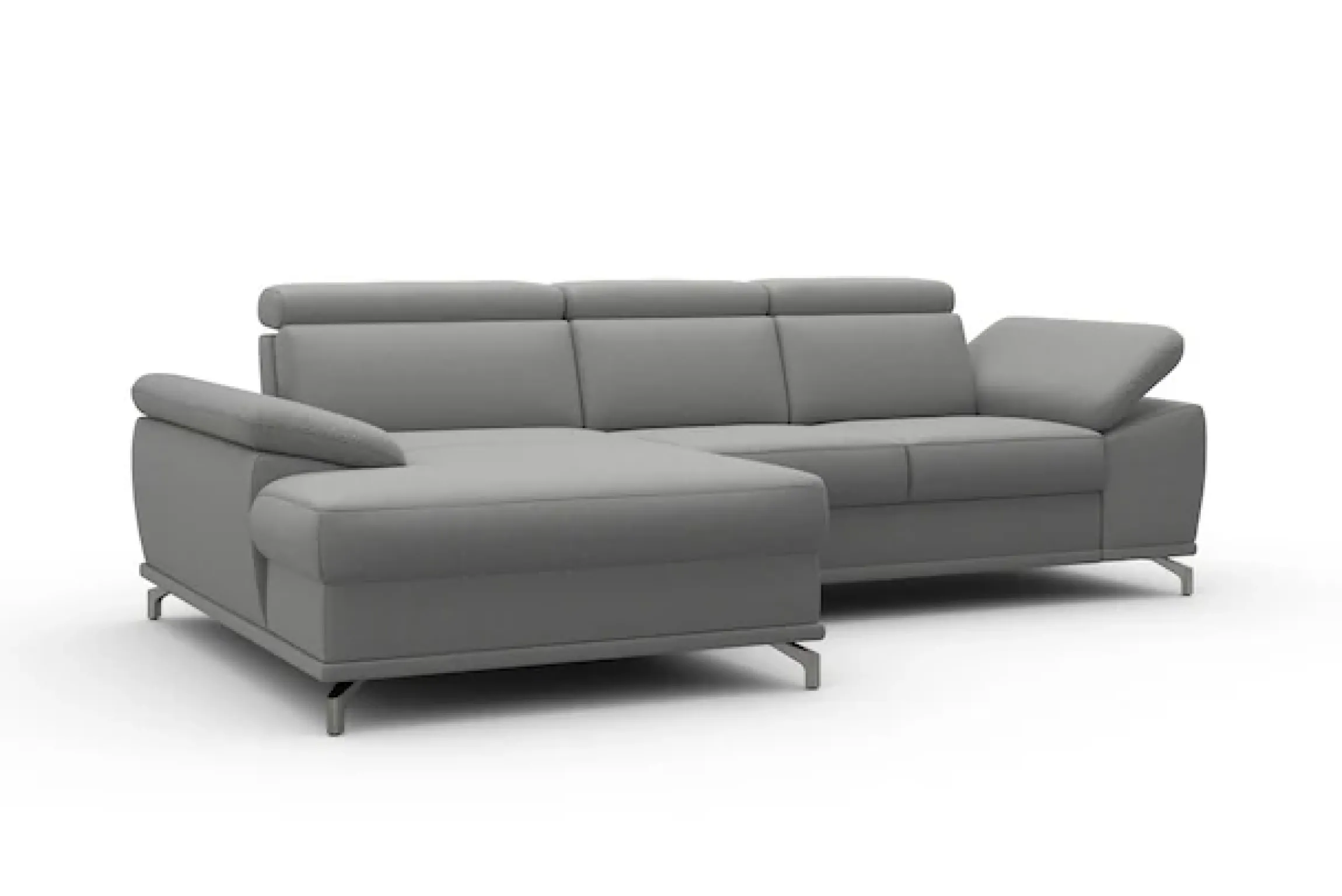 sit&more Ecksofa »Cabrio L-Form, B: 295 cm, mit Sitztiefen-, Arm- & Kopfteilverstellung« 2 Nierenkissen, Federkern, optional Schlaffunktion und Stauraum