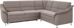 sit&more Ecksofa »Cardoso L-Form« mit Federkern, wahlweise mit Schlaffunktion und Schubkasten