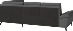 sit&more Ecksofa »Chelsea Leder L-Form, B:249 cm, inkl. Armteil- & Sitztiefenverstellung« optional mit Schlaffunktion und Bettkasten