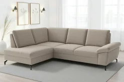 sit&more Ecksofa »Chelsea L-Form, B: 264 cm, mit Armteil-& Sitztiefenverstellung« optional Schlaffunktion und Bettkasten