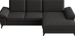 sit&more Ecksofa »Chelsea L-Form, B: 264 cm, Leder, inkl. Sitztiefen-&Armteilverstellung« optional mit Schlaffunktion und Bettkasten