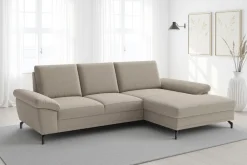 sit&more Ecksofa »Chelsea L-Form, B: 264 cm, mit Armteil-& Sitztiefenverstellung« optional Schlaffunktion und Bettkasten