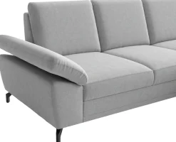 sit&more Ecksofa »Chelsea L-Form, B: 264 cm, mit Armteil-& Sitztiefenverstellung« optional Schlaffunktion und Bettkasten