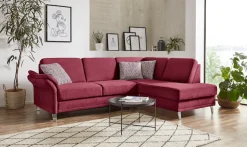 sit&more Ecksofa »Clio L-Form« wahlweise mit Schlaffunktion und Bettkasten, inklusive Federkern
