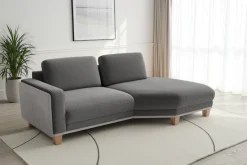 sit&more Ecksofa »Concept« Modernes Sofa in drei Fußfarben zur Auswahl
