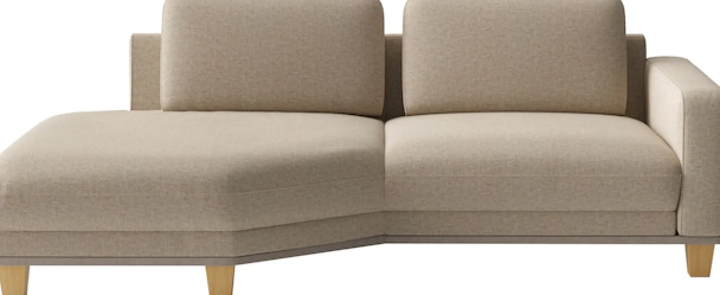sit&more Ecksofa »Concept« Modernes Sofa in drei Fußfarben zur Auswahl