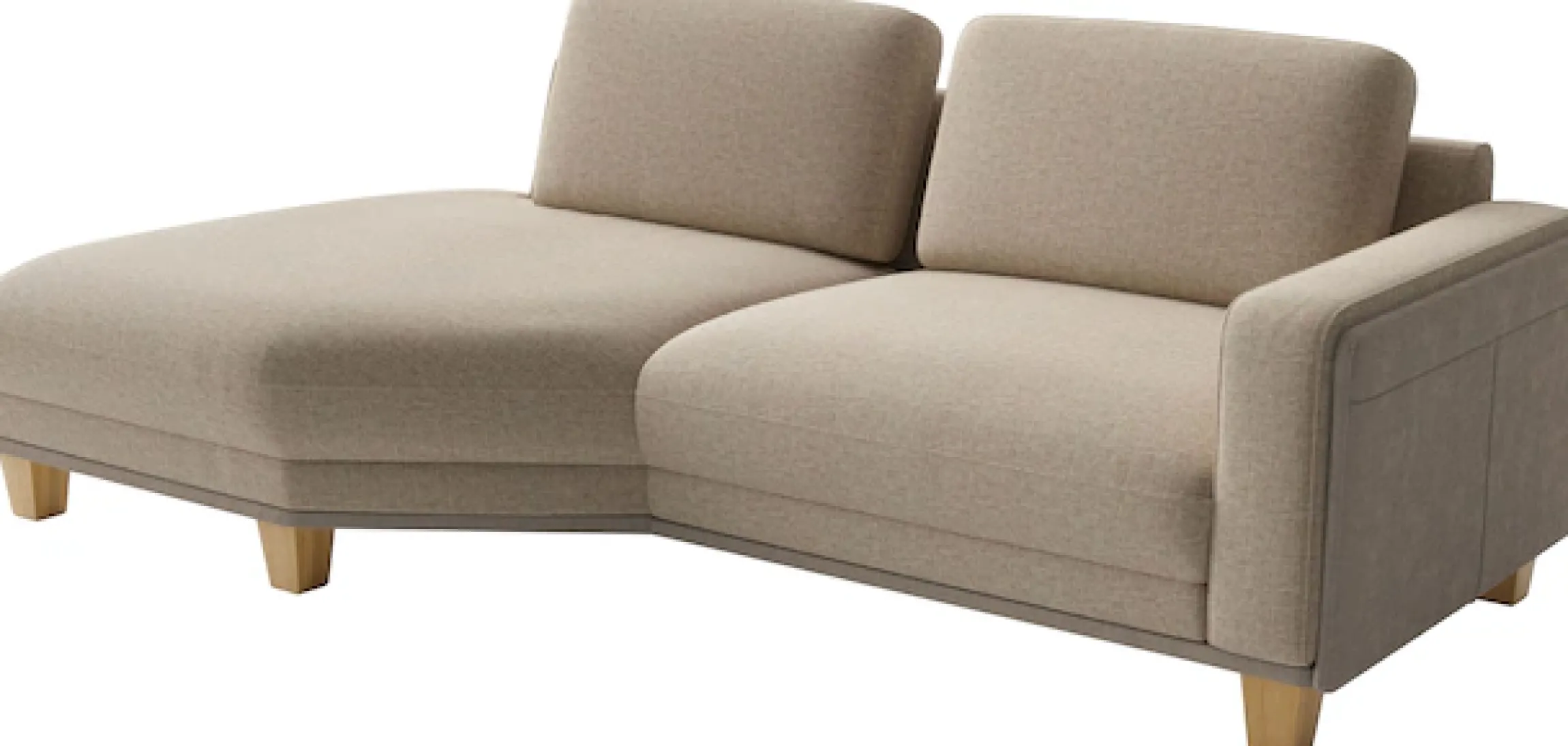 sit&more Ecksofa »Concept« Modernes Sofa in drei Fußfarben zur Auswahl