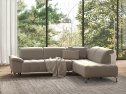 sit&more Ecksofa »Cool L-Form« wahlweise mit Kopfteilverstellung und Vorziehsitz, motorisch