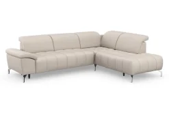 sit&more Ecksofa »Cool L-Form« wahlweise mit Kopfteilverstellung und Vorziehsitz, motorisch